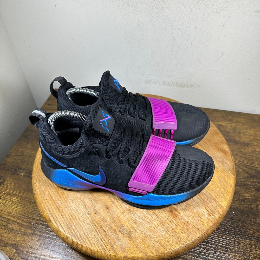 Nike Nike PG 1 Flip the Switch Mens Shoes Black Pink Blue Size 8.5 878627-003